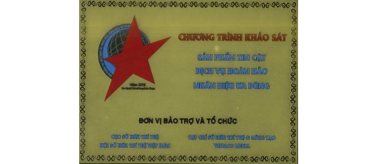 Chương trinhg khảo sát về sản phẩm tin cậy, dịch vụ hoàn hảo, nhãn hiệu tin dùng của Cục Sở Hửu Trí Tuệ Việt Nam và Tạp Chí Sở Hửu Trí Tuệ & Sáng Tạo VNPACO Media